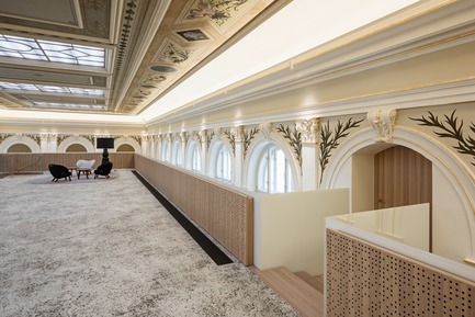 Dossier de presse | 2274-02 - Communiqué de presse | Telegraf 7 - BEHF Architects - Architecture commerciale -    Event area on top of office spaces<br>   - Crédit photo :  Hertha Hurnaus 