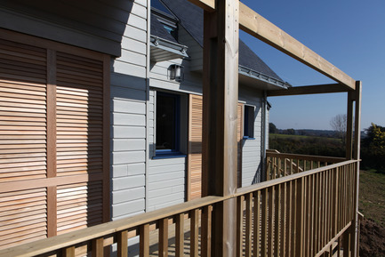 Press kit | 949-03 - Press release | A bioclimatic house in the Gulf of Morbihan - Patrice Bideau - Residential Architecture - Photo credit: Armel Istin