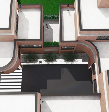 Press kit | 3042-01 - Press release | Tehran Educational Complex for Students with Special Needs - Arezou Zaredar - Competition -  Tehran Educational Complex for Students with Special Needs -&nbsp;Public Yard versus Private Yard  - Photo credit: Arezou Zaredar