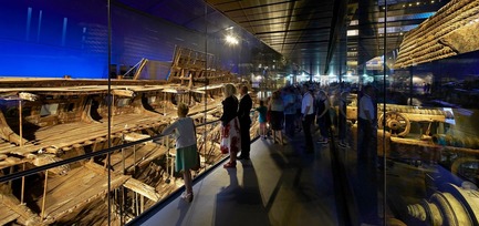Dossier de presse | 1080-27 - Communiqué de presse | INSIDE World Festival of Interiors Announces Day Two Winners From Arena Berlin - INSIDE: World Festival of Interiors - Concours - Perkins+Will_Mary Rose Museum - Crédit photo : Civic Culture &amp; Transport