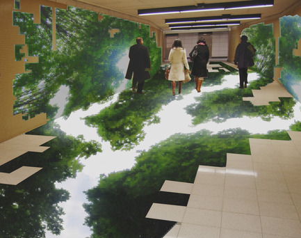 Press kit | 870-04 - Press release | Canada’s largest contemporary art Festival is back for a fifth edition in Montreal’s underground city - Art Souterrain - Event + Exhibition - Veronique Tremblay Rivière souterraine - Photo credit: Art Souterrain