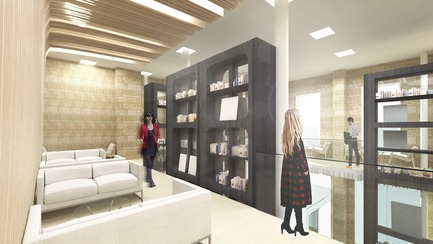 Press kit | 3118-01 - Press release | re_Forum: The Novel Bookstore - Try Andy - Commercial Architecture - Mezzanine - Photo credit: Try Andy