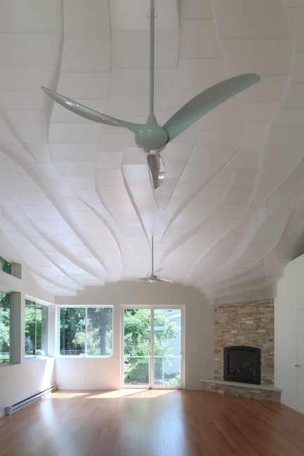 Dossier de presse | 3072-01 - Communiqué de presse | Arrivée de la lumière - Flynn Architecture & Design - Design d’éclairage -  Vue au sud, l'été après-midi<br>  - Crédit photo : Matt Flynn