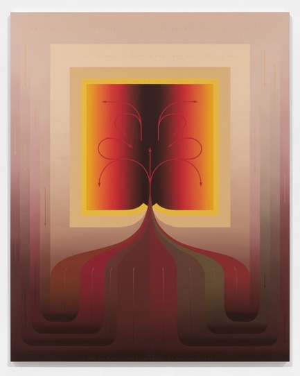 Dossier de presse | 1969-04 - Communiqué de presse | Fairmont Le Reine Elizabeth dévoile sa nouvelle collection d'oeuvres d'art - plus de 123 œuvres de 37 artistes contemporains - Fairmont Le Reine Elizabeth, MASSIVart Collection, et Sid Lee Architecture - Art - NICOLAS GRENIER, One Day Mismatched Anthems Be Shouted in Tune, 2014, Huile et acrylique sur panneau de bois - Crédit photo : Guy L'heureux