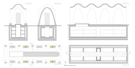 Press kit | 3109-01 - Press release | Mortuary Chapel for the Soriano-Manzanet Family - Vegas&Mileto - Art - Mortuary chapel. Plans - Photo credit: Vegas&amp;Mileto