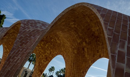 Press kit | 3109-01 - Press release | Mortuary Chapel for the Soriano-Manzanet Family - Vegas&Mileto - Art - Detail of the vaults - Photo credit: Vegas&amp;Mileto