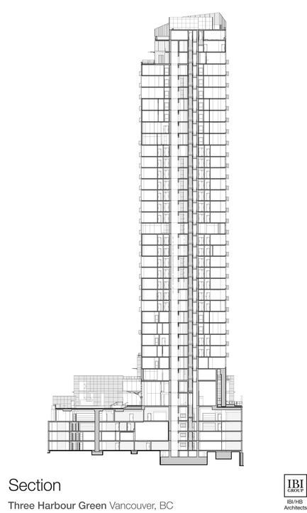 Dossier de presse | 1014-02 - Communiqué de presse | Three Harbour Green - IBI Group (Lemay) - Immobilier - Crédit photo : IBI/HB Architects 