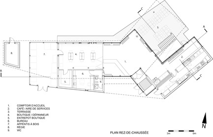 Press kit | 2263-01 - Press release | The "Centre de Services Le Bonnallie" - Anne Carrier Architectes - Institutional Architecture - Photo credit:  ACA