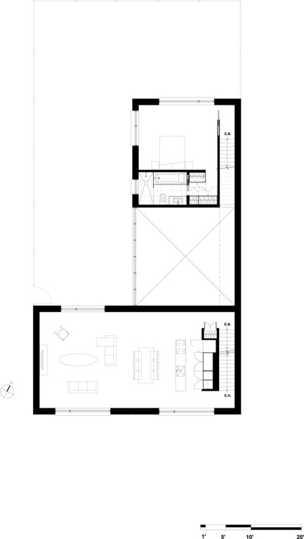 Dossier de presse | 1062-01 - Communiqué de presse | La Maison Beaumont - Henri Cleinge, architecte - Architecture résidentielle - Crédit photo : Henri Cleinge, architecte