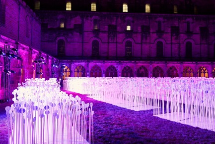 Press kit | 583-19 - Press release | Six Works Produced by the Partnership Have Toured to 20 Cities in the Last Year - Quartier des spectacles Partnership - Art - "Entre les rangs", KANVA, at Durham Light Festival - Photo credit: Rami Bebawi