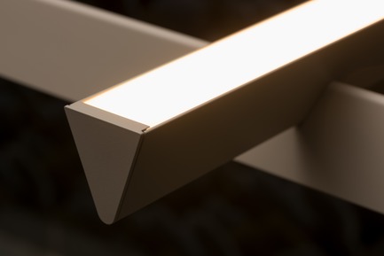 Press kit | 1619-07 - Press release | Lambert & Fils Launches The Mile at IDS - Lambert & Fils - Lighting Design - Mile 02, beige - Photo credit: Arseni Khamzin