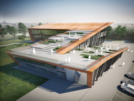 Dossier de presse | 3146-01 - Communiqué de presse | Architecture School - STARH - Architecture institutionnelle - Crédit photo : Visualisation credits: Georgi Pasev