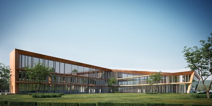 Dossier de presse | 3146-01 - Communiqué de presse | Architecture School - STARH - Architecture institutionnelle - Crédit photo : Visualisation credits: Georgi Pasev