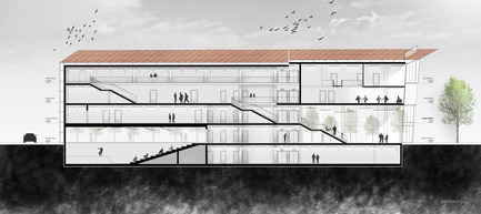 Dossier de presse | 3146-01 - Communiqué de presse | Architecture School - STARH - Architecture institutionnelle - Crédit photo : Petar Nikolov