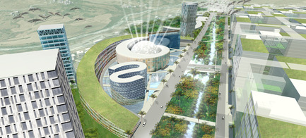 Dossier de presse | 865-04 - Communiqué de presse | Le consortium exp + Lemay remporte le concours international de la nouvelle ville d’El-Ménia en Algérie - exp + Lemay en consortium - Concours - Crédit photo :  Lemay