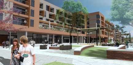 Dossier de presse | 3155-01 - Communiqué de presse | InfoTech Office Building at Celebration Pointe - CUPKOVIC architecture, llc - Architecture commerciale -  Urban flats over retail at Celebration Pointe  - Crédit photo : CUPKOVIC architecture