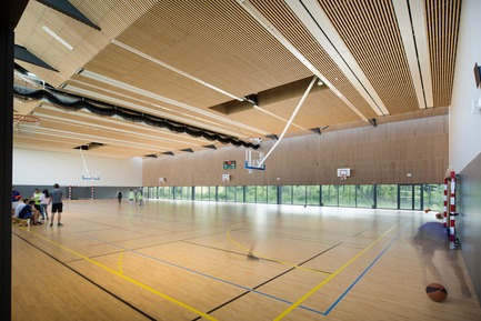 Dossier de presse | 3181-01 - Communiqué de presse | Gymnase du lycée Louis de Cormontaigne à Metz - agence ENGASSER & associés - Architecture institutionnelle - Crédit photo : ©Mathieu Ducros