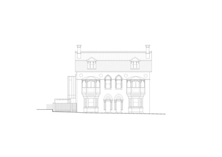 Dossier de presse | 3004-01 - Communiqué de presse | Maybanke - AJ+C - Architecture résidentielle - South Elevation<br> - Crédit photo : AJ+C