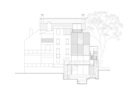 Dossier de presse | 3004-01 - Communiqué de presse | Maybanke - AJ+C - Architecture résidentielle - North Elevation<br> - Crédit photo : AJ+C