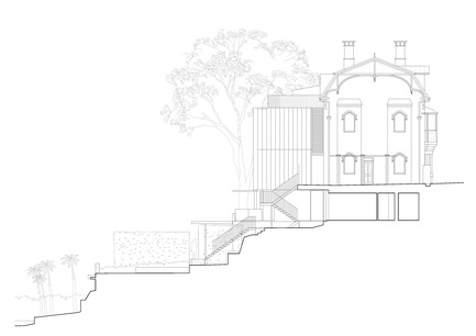 Dossier de presse | 3004-01 - Communiqué de presse | Maybanke - AJ+C - Architecture résidentielle - West Elevation<br> - Crédit photo : AJ+C