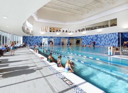 Press kit | 1456-01 - Press release | Maryland Heights Community Recreation Center - CannonDesign - Commercial Architecture - Interior pool at Maryland Heights Community Recreation Center - Photo credit: Gayle Babcock