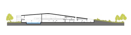Press kit | 1456-01 - Press release | Maryland Heights Community Recreation Center - CannonDesign - Commercial Architecture - Building Section - Photo credit: CannonDesign