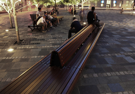 Press kit | 602-12 - Press release | A story set in stoneRedevelopment of Place d’Armes - Groupe IBI-CHBA (Lemay) et Direction des grands parcs et du verdissement, Ville de Montréal - Urban Design - Photo credit: Isabelle Messier-Moreau
