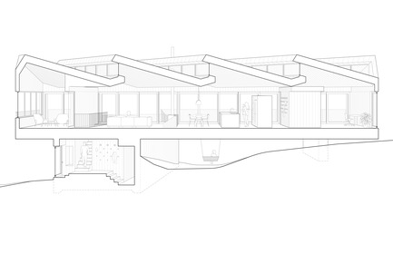 Press kit | 3177-01 - Press release | Sky House - Julia Jamrozik and Coryn Kempster - Residential Architecture -         Section Perspective&nbsp; - Photo credit: Coryn Kempster