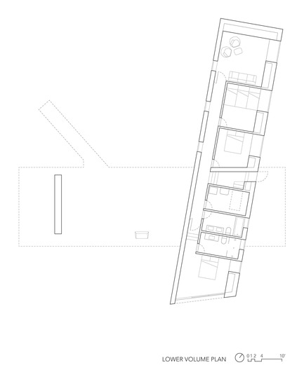 Press kit | 3177-01 - Press release | Sky House - Julia Jamrozik and Coryn Kempster - Residential Architecture -         Lower Volume Plan&nbsp; - Photo credit: Coryn Kempster