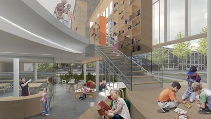 Dossier de presse | 612-12 - Communiqué de presse | Les membres de l’équipe de Dan Hanganu Architectes se joignent à EVOQ Architecture - EVOQ Architecture - Architecture commerciale - Bibliothèque Maisonneuve - Crédit photo : EVOQ