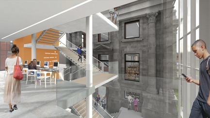 Dossier de presse | 612-12 - Communiqué de presse | Les membres de l’équipe de Dan Hanganu Architectes se joignent à EVOQ Architecture - EVOQ Architecture - Architecture commerciale - Bibliothèque Maisonneuve - Crédit photo : EVOQ