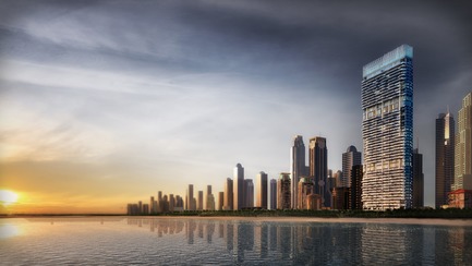 Press kit | 2318-01 - Press release | 1/JBR: Minimalist Opulence - EDGE - Residential Architecture - 1/JBR - Photo credit: EDGE | www.edgedesign.ae<br>