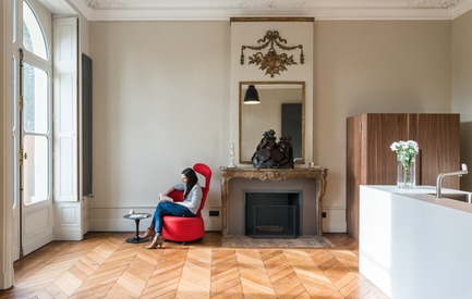 Press kit | 2180-02 - Press release | Mansion "L’hôtel de Bethmann" - Martins | Afonso atelier de design - Residential Interior Design -  Living room    - Photo credit: Mickaël Martins Afonso
