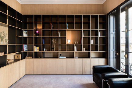 Press kit | 2180-02 - Press release | Mansion "L’hôtel de Bethmann" - Martins | Afonso atelier de design - Residential Interior Design - Bookshelves <br> - Photo credit: Mickaël Martins Afonso
