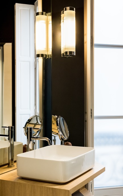 Press kit | 2180-02 - Press release | Mansion "L’hôtel de Bethmann" - Martins | Afonso atelier de design - Residential Interior Design - Bathroom - Photo credit: Mickaël Martins Afonso