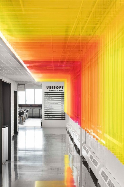 Dossier de presse | 673-19 - Communiqué de presse | Dévoilement des lauréats de la 11e édition des GRANDS PRIX DU DESIGN - Agence PID - Concours - PRIX COULEUR<br>Bureaux Ubisoft Montréal<br>Smith Vigeant Architectes et Ubisoft<br> - Crédit photo :  AdrienWilliams 