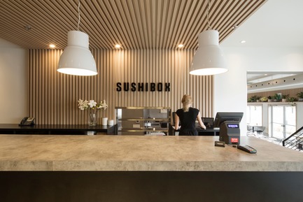 Dossier de presse | 673-19 - Communiqué de presse | Dévoilement des lauréats de la 11e édition des GRANDS PRIX DU DESIGN - Agence PID - Concours - PRIX PETIT BUDGET - EX AEQUO<br>Sushibox<br>Hatem+D Architecture / Etienne Bernier Architecte<br> - Crédit photo :  MaxymeGagne 