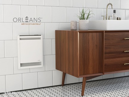 Dossier de presse | 673-19 - Communiqué de presse | Dévoilement des lauréats de la 11e édition des GRANDS PRIX DU DESIGN - Agence PID - Concours - PRIX PRODUIT DE SALLE DE BAIN EN DESIGN INDUSTRIEL<br>Les aéroconvecteurs ORLÉANS et OASIS<br>Stelpro<br> - Crédit photo :  STELPRO 