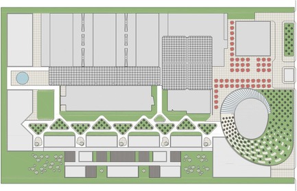 Dossier de presse | 1204-07 - Communiqué de presse | Pei Cobb Freed & Partners Unveils Transformative Design for IESB Brasilia - Pei Cobb Freed & Partners - Architecture institutionnelle - Campus roof plan - Crédit photo : Pei Cobb Freed &amp; Partners