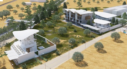 Dossier de presse | 1136-07 - Communiqué de presse | L'Agora Rurale de Sarah Mag Toumi de Bir Sallah(El Hencha), Tunisie - Philippe Barriere Collective Tn (PB+Co) - Architecture commerciale -  L' Agora conçue pour un milieu rural est un espace d’échange civique qui offre des services à la communauté et permet de gérer des modes de production durable (agriculture biologique, artisanat) – et d' offrir des espaces d' éducation et création (artistique et artisanale). &nbsp;<br><br>C'est un nouveau modèle de développement rural pour les régions. Son but est d'être un lieu de rencontre, l'innovation et la tradition se complètent mutuellement pour travailler à la revitalisation, la diversification et l'autonomisation des régions. Cette compatibilité permet de créer un nouveau point d'équilibre entre civique, social, économique, culturel, éducatif et environnemental.<br>   - Crédit photo : Yosri Boukadida