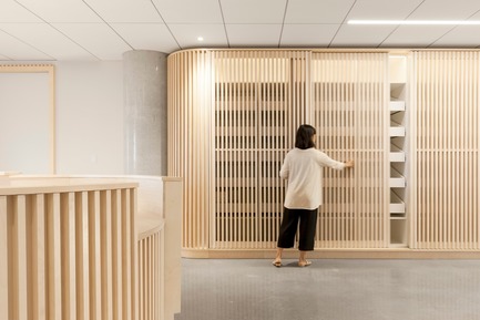 Dossier de presse | 3252-01 - Communiqué de presse | La clinique Go Orthodontistes - Natasha Thorpe Design - Design d’intérieur commercial - Clinique Go Orthodontistes Brossard - Crédit photo : Maxime Brouillet
