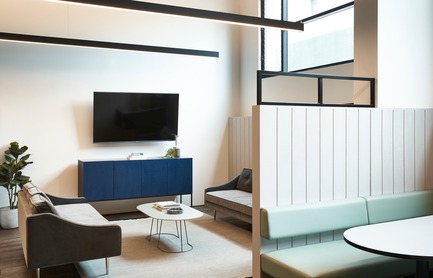 Dossier de presse | 2395-02 - Communiqué de presse | Tom Mark Henry designs MullenLowe Profero’s Sydney Office - Tom Mark Henry - Design d’intérieur commercial - Tom Mark Henry MullenLowe Profero - Crédit photo : Damian Bennett