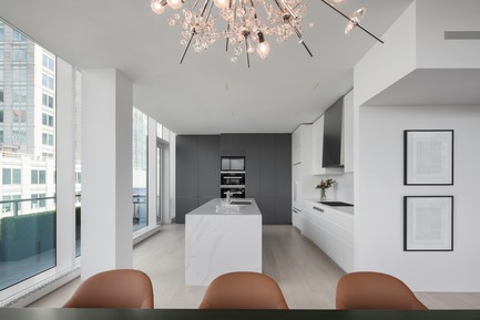 Dossier de presse | 625-16 - Communiqué de presse | Belvédère - Desjardins Bherer - Design d’intérieur résidentiel - Belvédère - cuisine - Crédit photo : Adrien Williams
