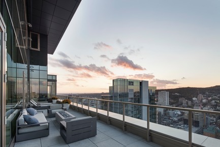 Dossier de presse | 625-16 - Communiqué de presse | Belvédère - Desjardins Bherer - Design d’intérieur résidentiel -  Belvédère - terrasse - Crédit photo : Adrien Williams