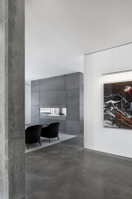 Press kit | 625-17 - Press release | Open Plan - Desjardins Bherer - Residential Interior Design - Open Plan - entrance towards living room - Photo credit: Adrien Williams