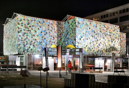 Dossier de presse | 3293-01 - Communiqué de presse | People's Pavilion - 100% Borrowed - bureau SLA & OvertredersW - Design urbain - Crédit photo :  Filip Dujardin 