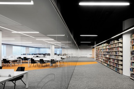 Dossier de presse | 916-12 - Communiqué de presse | Menkès Shooner Dagenais LeTourneux Architectes signe la nouvelle Bibliothèque Webster de l’Université Concordia - Menkès Shooner Dagenais LeTourneux Architectes - Architecture institutionnelle - Crédit photo : Adrien Williams