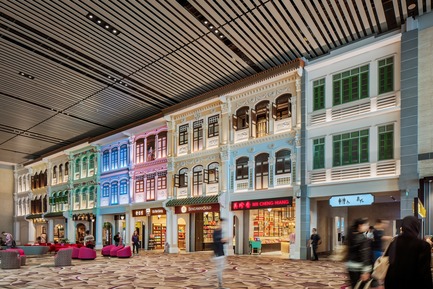 Press kit | 1089-04 - Press release | Moment Factory Was Commissioned by Singapore’s Changi Airport Group to Create Major New Experiential Media Features - Moment Factory - Multimedia Design - Peranakan Love Story - Photo credit: Moment Factory