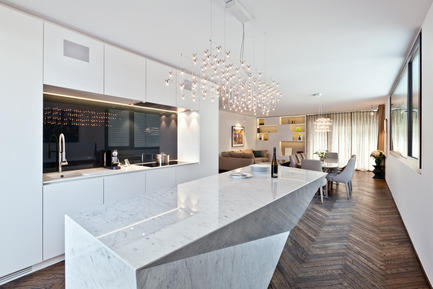 Dossier de presse | 1018-02 - Communiqué de presse | Immeuble à 7 appartements - Metaform architectes - Design d’intérieur résidentiel - Crédit photo : Steve Troes fotodesign