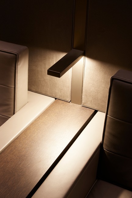 Dossier de presse | 2317-01 - Communiqué de presse | A New Oasis Off London’s Oxford Street - Make Architects - Architecture résidentielle - Detailing in the cinema room - Crédit photo : Make Architects